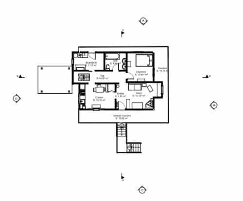 Plan de la maison de Lilo et Stitch