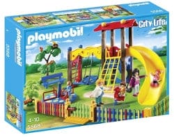 Univers Playmobil city life - square pour enfants