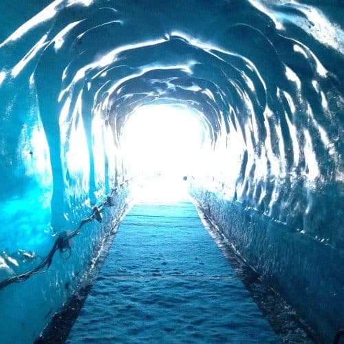 vacances à Chamonix : la mer de glace