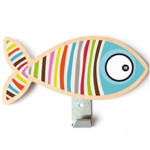 décoration pour une chambre d’enfant - Portemanteau poisson Série-golo
