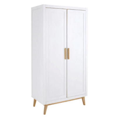 armoire en bois blanc pour enfant April marque Maisons Du Monde