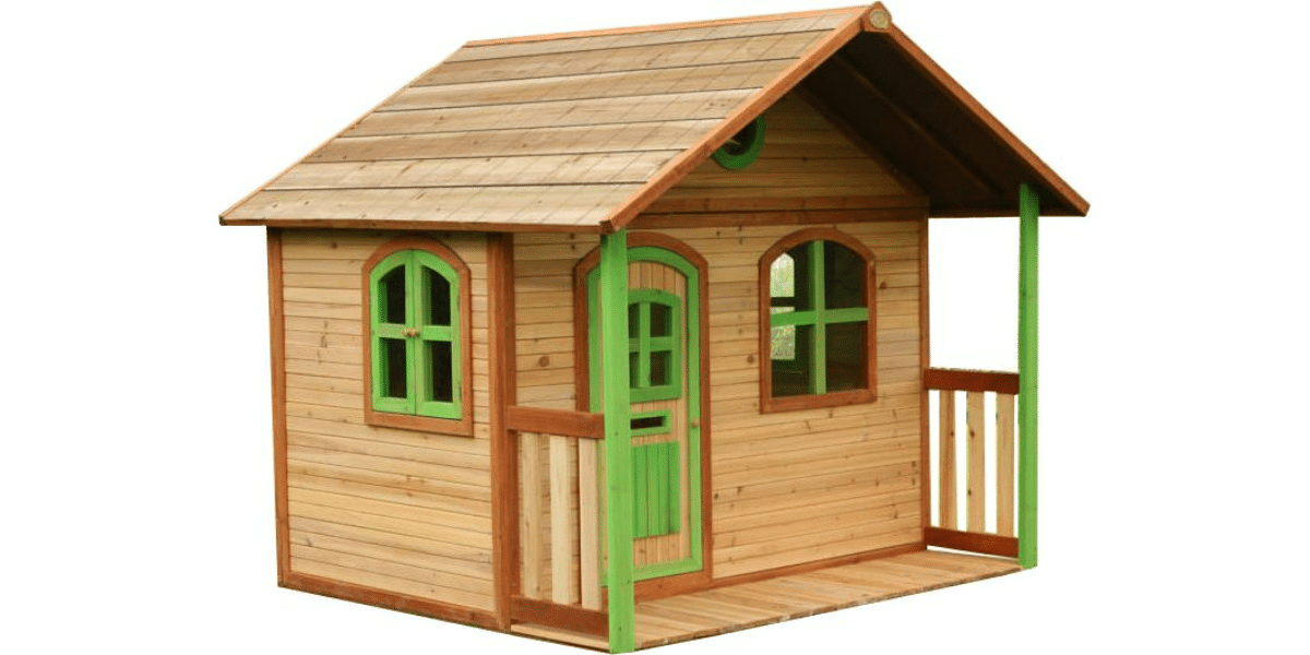 cabane en bois Axi Milan en cèdre pour enfant