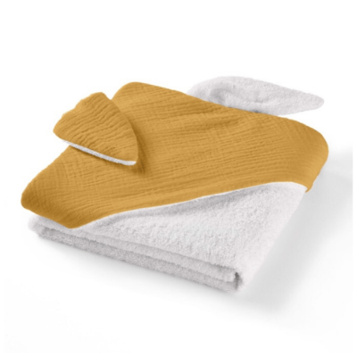 Coton pur double couche broderie douce et gaze gaze enfants serviette mignonne petite serviette utile et pratique