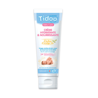 tube crème croûtes de lait marque Tidoo