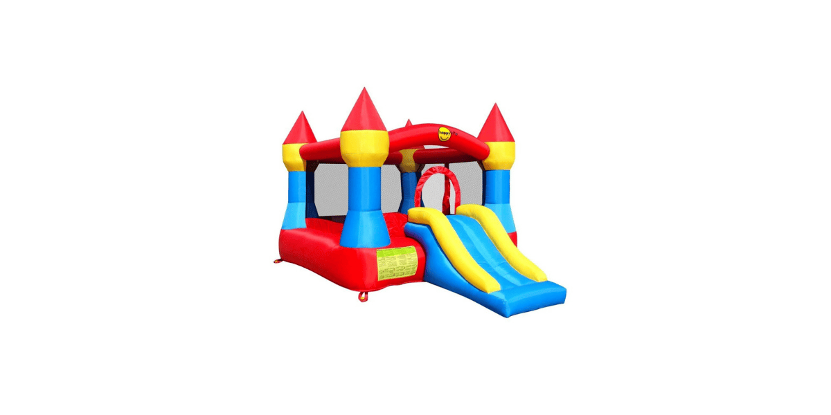aire de jeux gonflable château gonflable avec toboggan marque Happy Hop