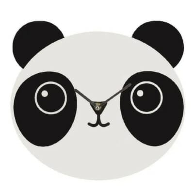 Horloge-enfant-Jolipa-tête-Panda